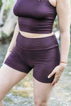 Inspire Shorts- Plum