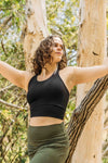 Vinyasa Bamboo Top-Black