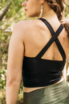 Vinyasa Bamboo Top-Black