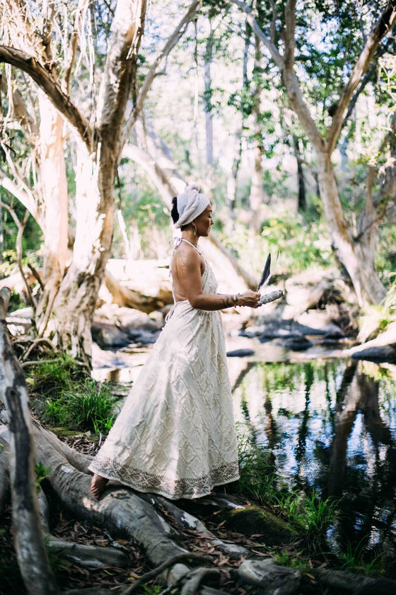 boho halter Maxi Dress