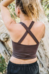 Vinyasa Bamboo Top-Chocolate