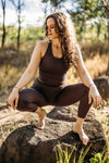 Vinyasa Bamboo Top-Chocolate