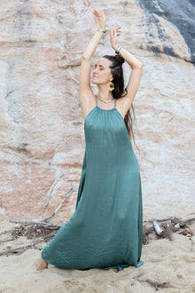  Aphrodite Maxi Dress- Aqua