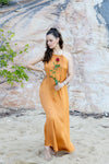 silk maxi dress